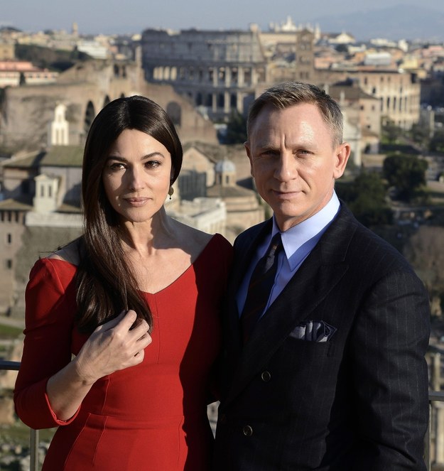 Monica Bellucci i Daniel Craig /CLAUDIO ONORATI    /PAP/EPA