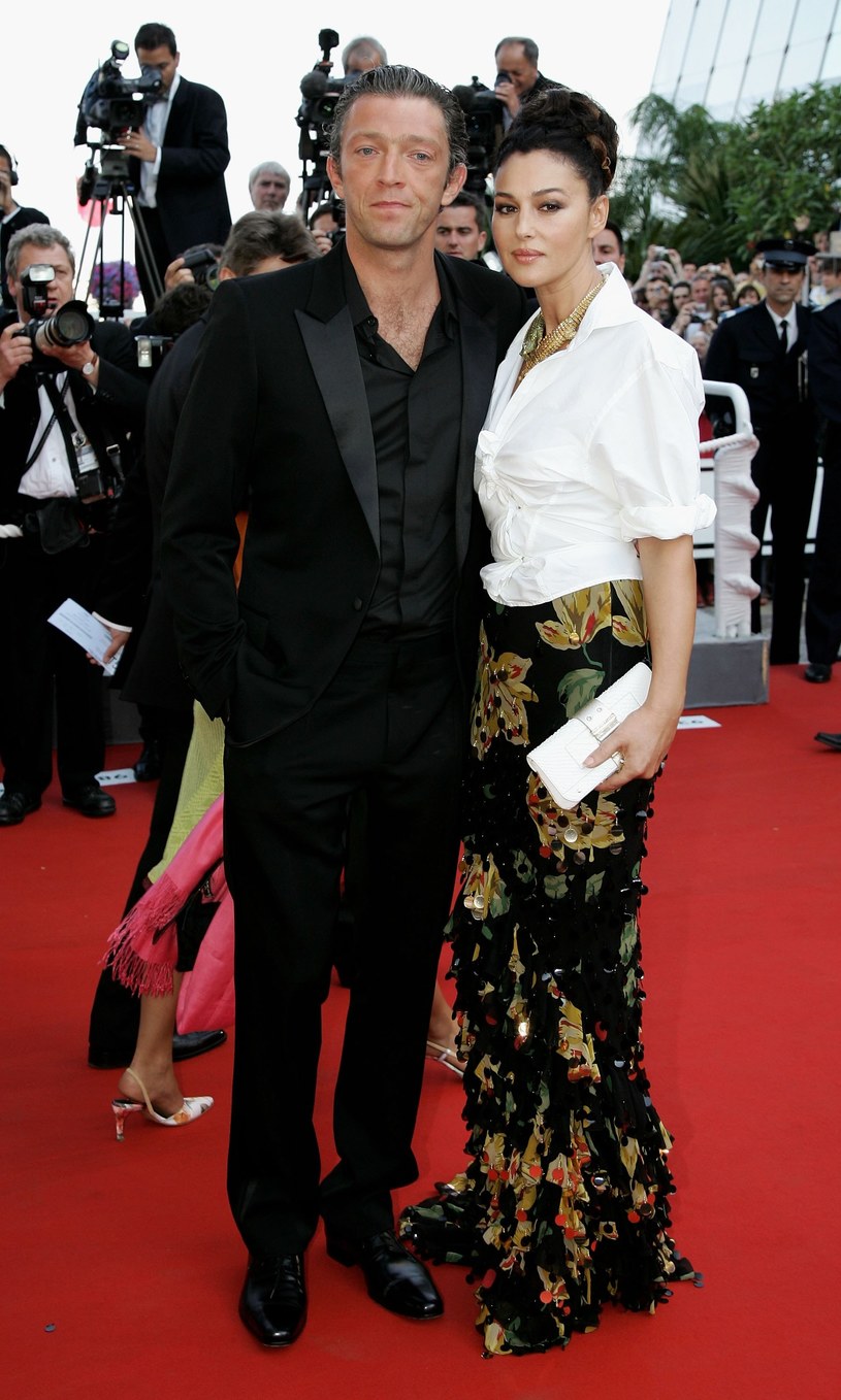 Monica Belluci z Vincentem Casselem niezbyt często pokazują się razem /Getty Images