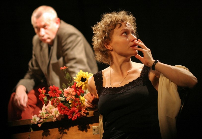 Monika Bolly w spektaklu " Amszel Kafka" w Teatrze Polskim we Wrocławiu (2006) /Tomasz Żurek / Reporter /East News
