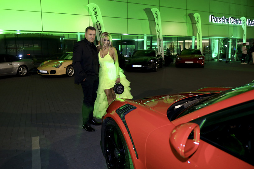 Monika Chwajoł na premierze nowego modelu Porsche /AKPA