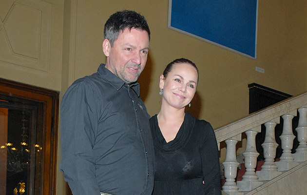 Monika Krzywkowska z mężem Marcinem /MWMedia