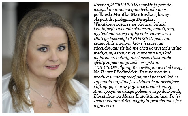 Monika Mantewka – Główny Ekspert ds. pielęgnacji Douglas /.