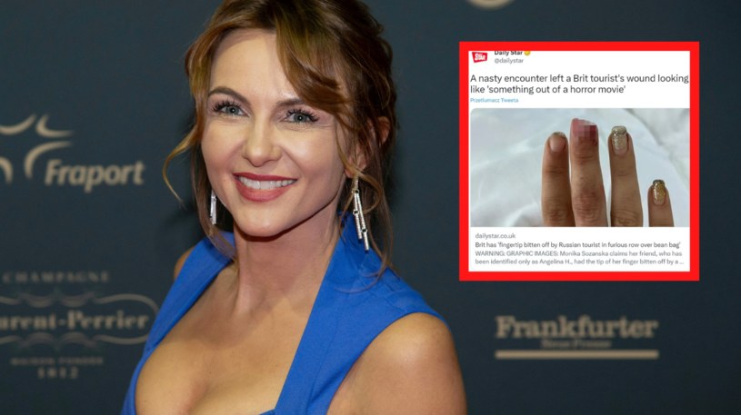 Monika Sozańska była świadkiem ataku Rosjanki na swoją przyjaciółkę. Angelika H. straciła kawałek palca /MALTE OSSOWSKI/SVEN SIMONSVEN SIMONdpa Picture-Alliance/Twitter/Daily Star /AFP