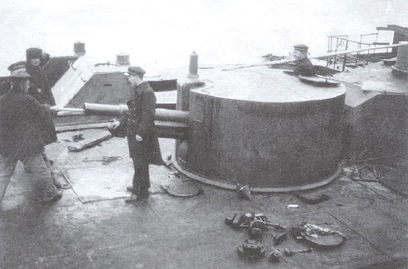Monitor ORP "Kraków" w radzieckich rękach. Bolszewicy zdobyli większość okrętów Flotylli Pińskiej /domena publiczna