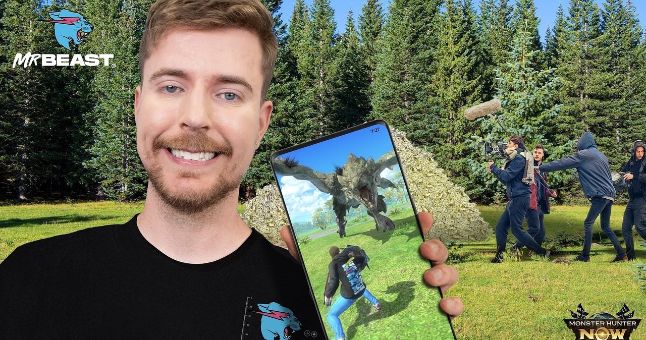 Monster Hunter Now stawia na współpracę z MrBeast /materiały prasowe