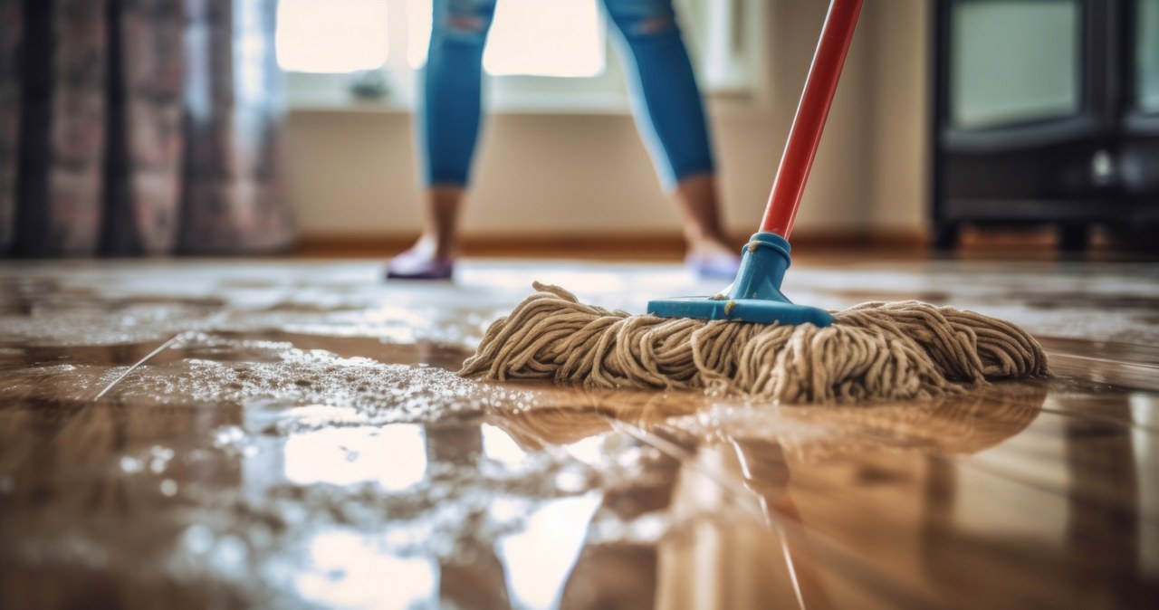 Mop możemy wyczyścić domową mieszanką /123RF/PICSEL