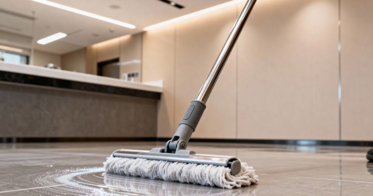 Mop to przydatny sprzęt, który jednak również wymaga czyszczenia. Jak wyczyścić mopa domowym sposobem? /Pixel