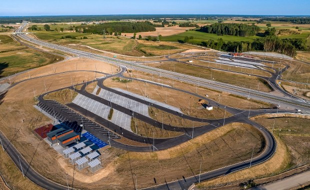  MOP-y nie tylko na S7. Uruchomiono już punkt przy S61 koło Ełku