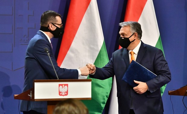 Morawiecki po spotkaniu z Orbanem: Nie zawahamy się użyć weta - dla dobra UE