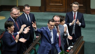 Morawiecki przed głosowaniem zwrócił się do PSL. "Mam nadzieję..." [ZAPIS RELACJI]