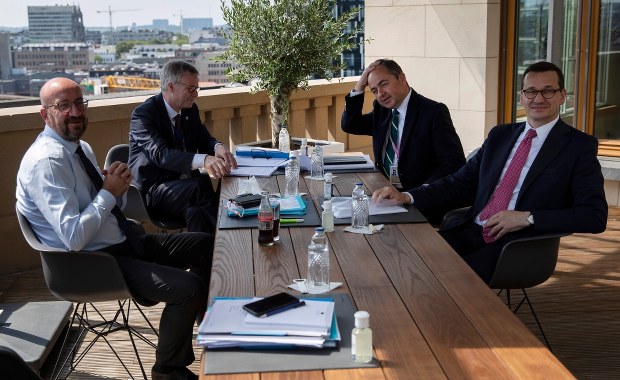 Morawiecki spotkał się szefem Rady Europejskiej. Rozmawiali o uzależnieniu unijnego budżetu od przestrzegania zasad praworządności