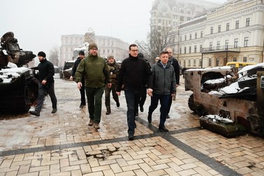 Morawiecki w Kijowie: Albo Ukraina wygra, albo przegra cała Europa