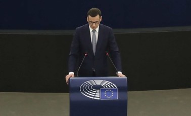 Morawiecki w PE: W Unii jest nasze miejsce i nigdzie się stąd nie wybieramy