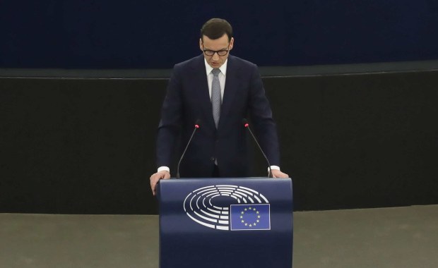 Morawiecki w PE: W Unii jest nasze miejsce i nigdzie się stąd nie wybieramy