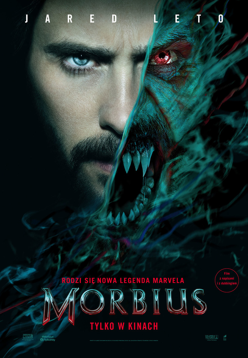 "Morbius" trafi na kinowe ekrany 1 kwietnia /UIP /materiały prasowe