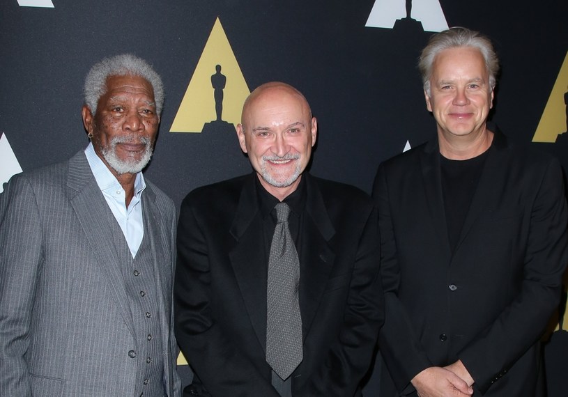 Morgan Freeman, Frank Darabont i Tim Robbins na pokazie z okazji 20 rocznicy "Skazanych na Shawshank" /Paul Archuleta/FilmMagic /Getty Images