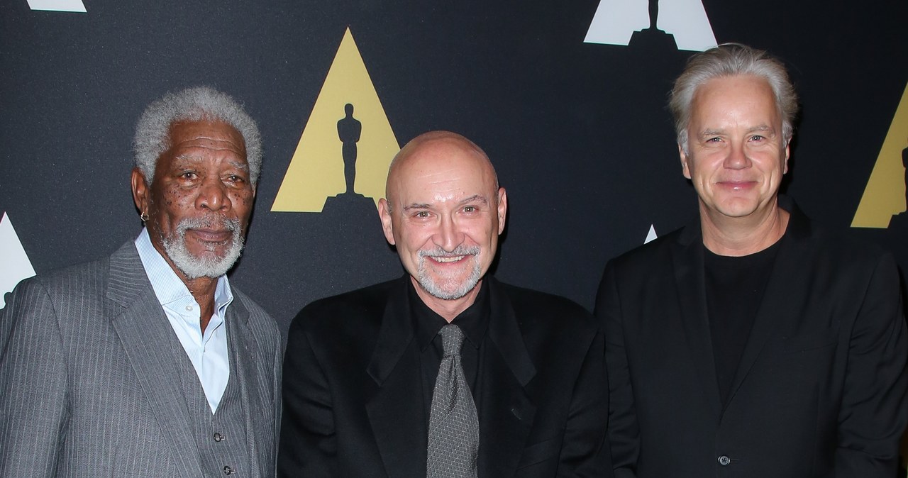 Morgan Freeman, Frank Darabont i Tim Robbins na pokazie z okazji 20 rocznicy "Skazanych na Shawshank" /Paul Archuleta/FilmMagic /Getty Images