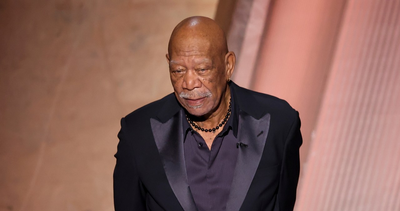 Morgan Freeman na Oscarach 2025 podczas "In Memorian" /Rich Polk/Penske Media via Getty Images /Getty Images