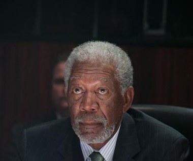 Morgan Freeman w scenie z filmu "Olimp w ogniu"