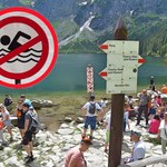 Morskie Oko i Tatry to nie miejsce na kąpiel. Grożą za to wysokie mandaty