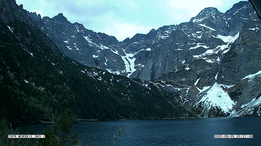 Morskie Oko - kamera internetowa Tatrzańskiego Ochotniczego Pogotowia Ratunkowego /lawiny.topr.pl /Materiały prasowe