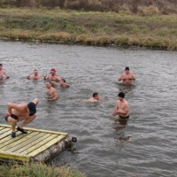 Morsy z Lublina skaczą do zimnej wody 