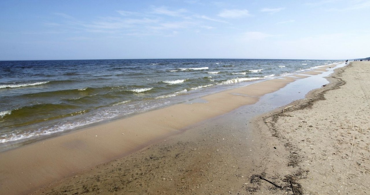 Morze Bałtyckie i plaża w Jantarze /Adam Wysocki /East News