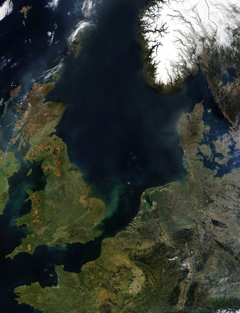 Morze Północne pochłonęło wiele statków /Wikimedia