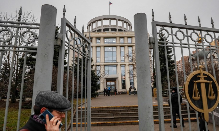 Moskiewski sąd miejski /YURI KOCHETKOV /PAP/EPA