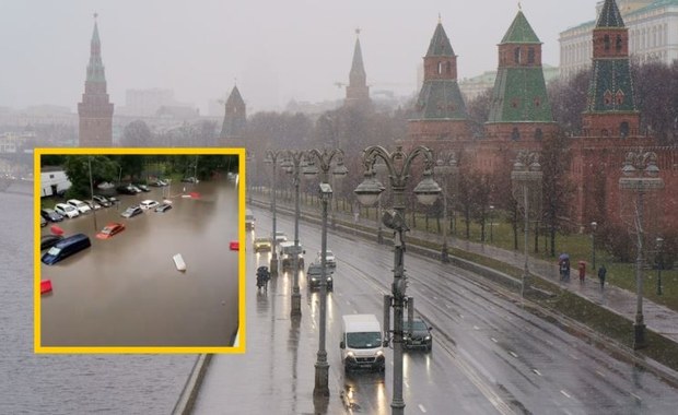 Moskwa pod wodą, pioruny zabijają ludzi. Pogodowa apokalipsa w Rosji