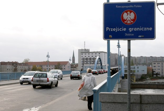 Most graniczny w Słubicach /Lech Muszyński /PAP