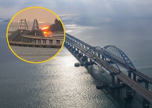 Most Krymski na celowniku Ukraińców. Miał być niezniszczalny