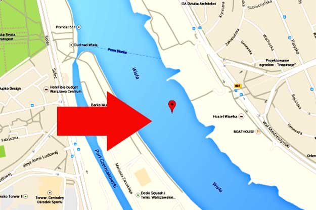 Most Łazienkowski został wymazany /Google Maps /Informacja prasowa
