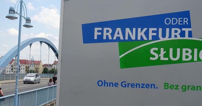 Most na Odrze łączący Frankfurt i Słubice. Fot. W. Szymański /Deutsche Welle