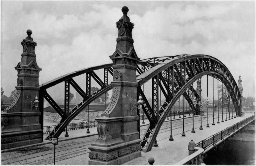 Most Zwierzyniecki w 1901 roku /Wikimedia