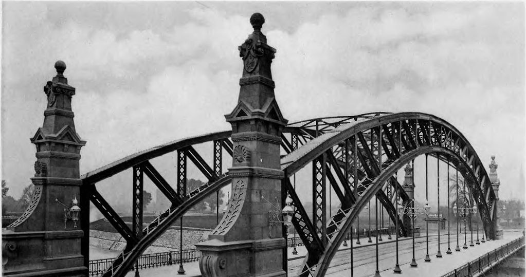 Most Zwierzyniecki w 1901 roku /Wikimedia