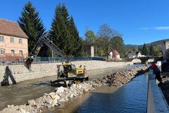 Mosty w Lądku-Zdroju zniszczone po powodzi