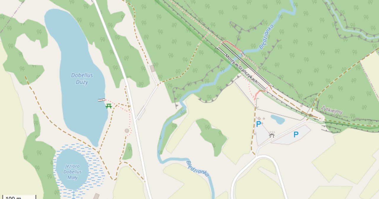 Mosty w Stańczykach, okolica /autorzy OpenStreetMap /materiał zewnętrzny