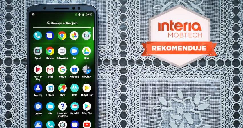 Moto G6 plus otrzymuje REKOMENDACJĘ serwisu Interia Mobtech /INTERIA.PL