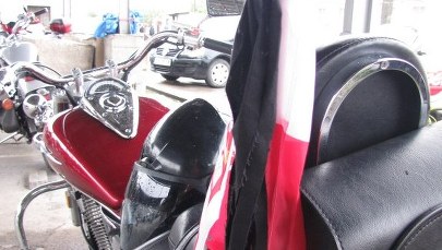 Motocykliści oddają hołd Węgrom, którzy zginęli na Zakopiance