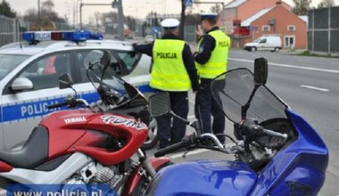 Motocykliści patrolowali ulice wraz z policjantami