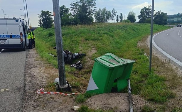 Motocyklista zginął na zjeździe z obwodnicy Trójmiasta