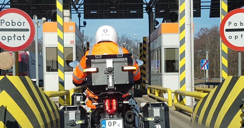 Motocyklowy patrol GDDKiA /Informacja prasowa