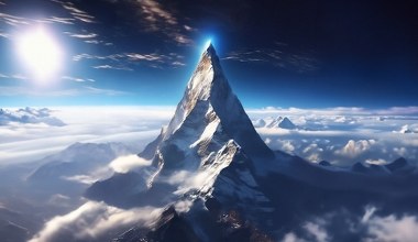 Mount Everest to karzeł przy najwyższej górze w Układzie Słonecznym