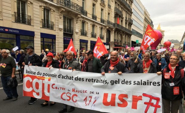 ​"Mówimy nie". Wielka fala protestów emerytów przeciwko polityce prezydenta Macrona