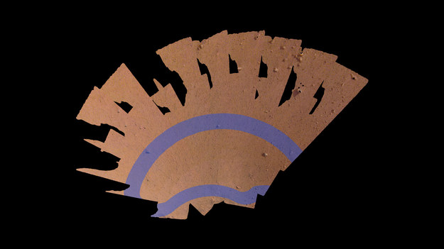 Mozaika 52 zdjęć, pokazujących otoczenie lędownika InSight / NASA/JPL-Caltech /Materiały prasowe