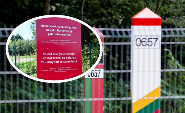 "Możesz nigdy nie wrócić". Litwa ostrzega na przejściach granicznych z Białorusią