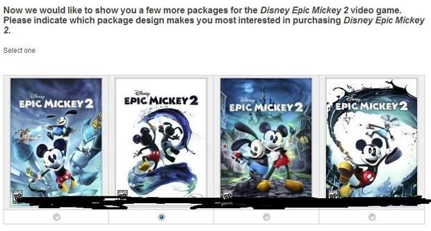 Możliwe warianty okładek Epic Mickey 2 /CDA