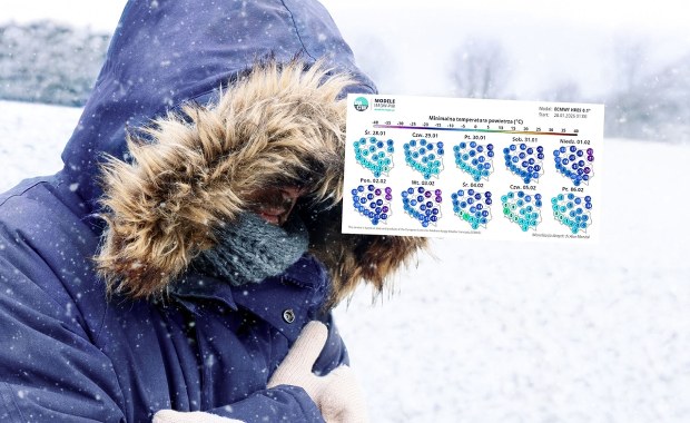 Mróz do -21 st. C, arktyczne powietrze i śnieg. Alert dla 3 regionów