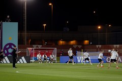 MŚ 2022. Trening polskich piłkarzy w Katarze 